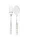 Anjali 8907758034061 Stainless Steel Cutlery Set, Silver, 12 Pieces (6 Dessert Spoon, 6 Fork)