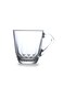 2 Pieces Mercan Glass Mug Set 160 Ml Clear