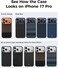 Benks iPhone 17 Pro Armorgrid Premium Case Compatible with Camera Control Button, Compatible with Magsafe, Military Grade Protective Case Built with Dupont Kevlar