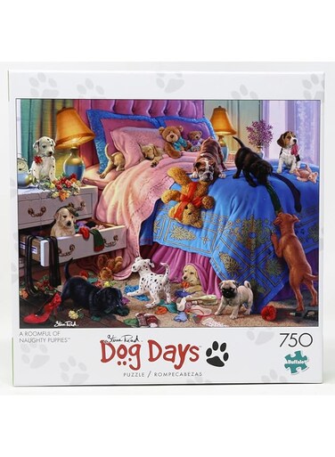 Buffalo Games - A Roomful of Naughty Puppies - 750 Piece Jigsaw Puzzle