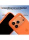 Mobcos iPhone 17 Pro Max Orange Elite Logo Premium Silicone Magnetic Wireless Charging Case for iPhone   Silky Soft Touch   Military-Grade Shockproof Protection   Strong Magnetic Compatibility   Luxury Slim Cover