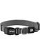 Doco Signature Nylon Collar (DCSN002) Color - Grey, Sizes - S (5/8"X 10.5-14.5")