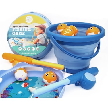 CompacToys 7-in-1 Sand Toys Set &ndash; Foldable Bucket &amp; Full Sand-Play Kit for Beach, Sandbox, Garden or Outdoor Fun, Compact Travel-Friendly Sand Set for Toddlers and Kids