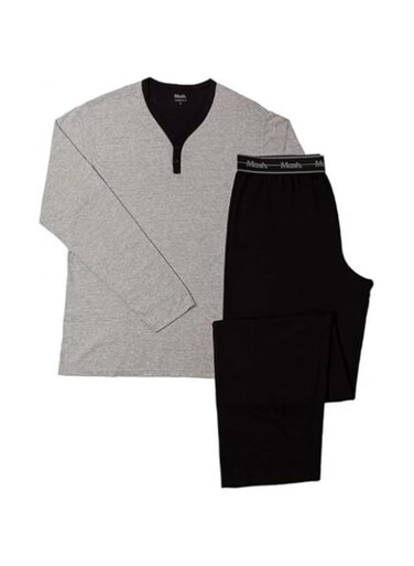 MASH 500ml Round Glass Jar with Bamboo Lid, Kitchen Food Storage Containers Airtight Lids Cereals Canisters Jars for Pasta Spaghetti Tea Coffee Beans Candy Cookies Snacks Spice (Extra Large - 1800 ML)