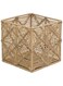 Homesmiths Small Square Paper Rope Basket Natural L25 x W25 x H25 cm