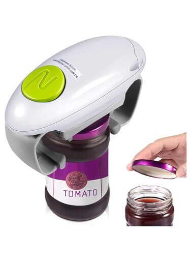 NALACAL Electric Jar Opener, Automatic Jar Opener, Bottle Opener, Electric Jar Opener for Seniors With Arthritis, Weak Or Rheumatoid Hands