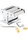 Dubai Gallery Pasta Maker Machine Manual Noodles Roller Silver 35Centimeter AMZ-N35099353A