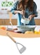 Manual Potato Masher, Aluminium Alloy Kitchen Mashing Tool with Wooden Handle, Mashed Potato Masher Kitchen Utensil for Potatoes Bean Vegetable Fruits