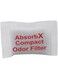 iTouchless iTouchless, 3-Pack AbsorbX Compact Odor Remover, Absorbs Garbage Smells, All Natural Activated Carbon Deodorizers, Fits 2 to 4 Gal, Trash Can Filters