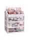 Plastic Storage Box - Desktop Cosmetic Organizer, Jewelry Storage Case, Multi-layer Organizing Container