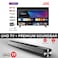50-Inch Edgeless 4K UHD Smart TV with VIDAA OS, 60Hz, Bluetooth Remote Paired with 2.0 Channel 30W Soundbar, Bluetooth, USB, FM Radio - LT-50N7105+SOUNDBAR