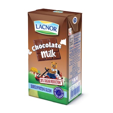Lacnor UHT Junior Chocolate Milk, 125ml
