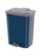 Cosmoplast 17L Step-On Waste Bin With Pedal, Pearl Blue