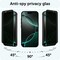 Muzz IPhone 16 Pro Privacy Screen Protector, 3-Pack, 9H Hardness, Anti-Spy, Full Coverage, Case Friendly, Anti-Shatter (iPhone 16 Pro (6.3inch))