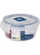 Cleany Genie Microneware Superlock Round Storage Box, 250ml, Airtight Food Container with Lid