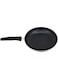 AKDC ORANGE Aluminum Fry Pan Induction Oven Safe Frying Pans with Durable 3 Layer Coating Non-Stick Open Frypan Heat-Resistant Handles Cookware (24CM)