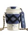 Oriental Blue Octagon Vacuum Tumbler 390ml   GERM &Atilde;&mdash; THE MET Regal Bloom Stainless Steel Insulated Mug   BPA-Free, Leak-Proof Art Series Thermos Cup   Hot &amp; Cold Travel Flask   Elegant Museum-Inspired Design