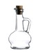 Glass Cruet Oil Dispenser Clear/Beige 260ml