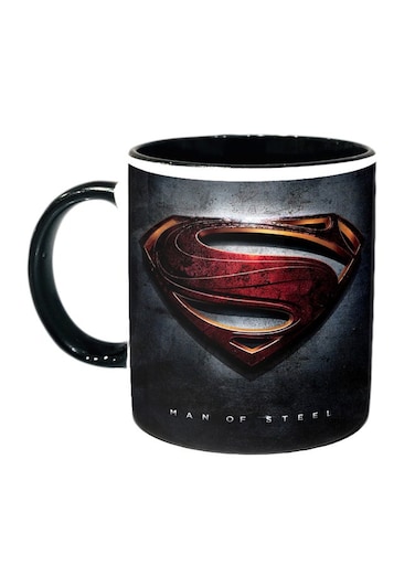 Superman Logo Printed Coffee Mug Multicolour
