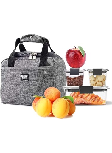 ANTOLE Lunch Bag for Women &amp; Men,Reusable Cooler Lunch Box for Adult Outdoor Work with Water Resistant for Work, School, Travel and Picnic