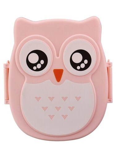 Cute Owl Lunch Box Portable Fruit Box Mini Bento Box