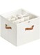 AquaFalcon Shoe Storage Bins with Clear Cover - Closet Organizer for up to 14 Pairs, Adjustable Dividers Included (Beige)