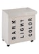 Wenko Trivo Laundry Bin, Polyester, Beige, 35 x 56 x 60 cm