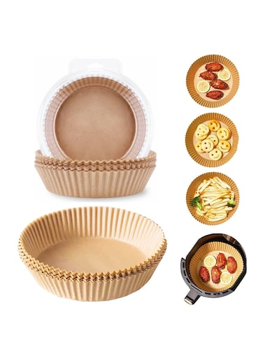 Pieces Food Grade Air Fryer Parchment Paper Waterproof Non-Stick Parchment Paper for Air Fryer Oven Baking