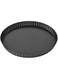 Luqeeg Non Tart Pan, Carbon Steel Deep Baking Dish with Removable Bottom, Dishwasher for Home Pies ([Thickened] 13-inch live bottom pie plate)