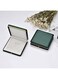 Tazweeq PU Leather Wedding Jewelry Sets Box, Necklace, Earring, Ring, Display Case, Bracelet Storage Holder, Jewelry Box Storage Organizer (7.48" x 7.48" x 1.57"), Blackish Green