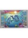 BPA 3D Dolphin Wall Stickers,3D Fake Window Stickers,Ocean Fish Wall Sticker for Bathroom,Sea Animals Wall Decals,Tropical Fish Wall Art Sticker for Bedroom Living Room Kids Nursery Decor 60&times;40CM