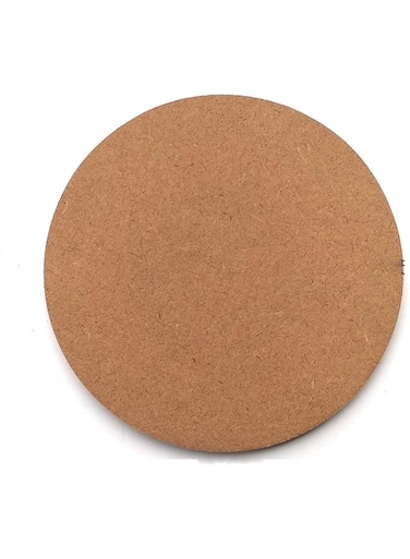 IVEI Do-it-Yourself Plain Round MDF Coasters Set of 12- for Activity - decoupage - DIY Circle MDF Coasters - Circle