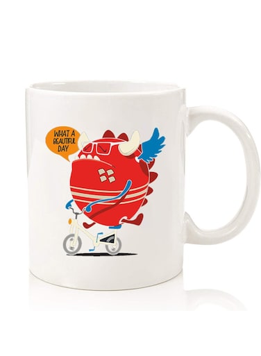Premium Quality Two Sided Printed Coffee Mug Tea Cup For Home Office, Kids Men Women What a beautiful day