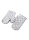 Microwave Baking Coated Gloves Silver 25x14x0cm