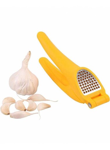 Multifunction Garlic Press – Hand Presser, Crusher, Ginger Squeezer & Kitchen Masher