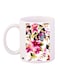 Floral Printed Coffee Mug White/Pink/Blue
