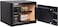 Rubik Biometric Fingerprint Safe Box with Digital Keypad and Key Lock for Cash Jewelry Passports Home Office RB-AG25 (11.5kg, 25x35x28cm) Black