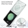 Samsung Galaxy Z Flip 6 Magnetic Clear Case Cover, Compatible with Mag safe Card Wallet and Wireless Charger, Clear Shockproof and Drop-Proof Anti-Yellowing Case Samsung Galaxy Z Flip6 5G 2024
