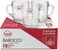 Barocco Glass Mug Set - 6 Pieces, 245ml Capacity - Premium Tempered Glassware, Durable and Elegant Design, Perfect for Tea, Coffee, and Daily Use, High-Quality Heat-Resistant Drinkware