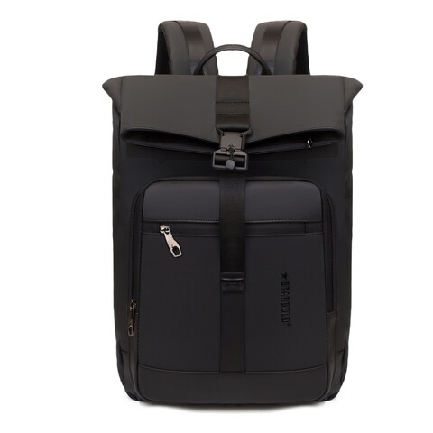 STARGOLD 17" Backpack With Front Pocket, Magnetic Buckle Closure, Side Opening And Computer Compartment For Travel, Business And Daily Use