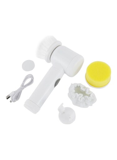 Magic USB Charging Electric Cleaning Brush White