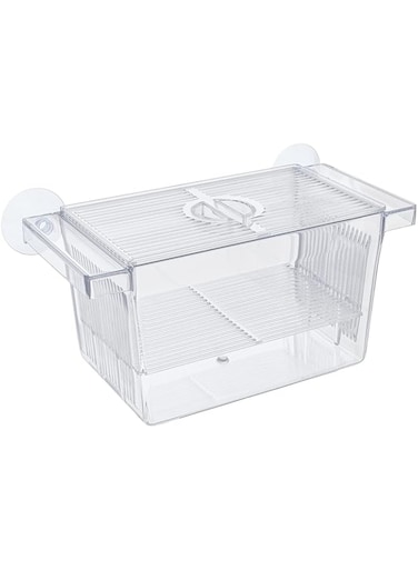 TERRIFI Fish Breeding Tank Hatchery Incubator - Small Acrylic Aquarium Divider Box for Baby Fish, Shrimp, Betta, Guppy - Durable Breeding Box for Fish Tank