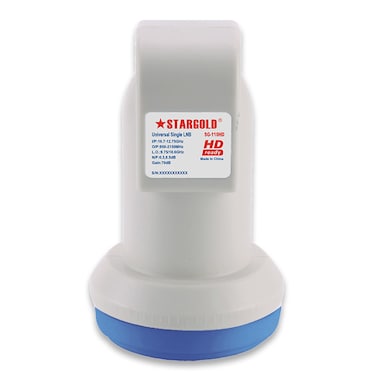 STARGOLD Universal Single LNB High-Performance, Waterproof, 4K Ultra HD, Full HD, SG-110HD