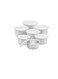 7-Piece Deep Cooking Pot With Lid Silver 29cm