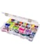 ArtBin 5004AB Large Solutions Box with Dividers, Art &amp; Craft Organizer, [1] Plastic Storage Case, Clear, 14.125" x 9