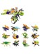 Azonee Animals Building Blocks, Party Favors for Kids, 12 in 1 Animals Building Blocks Sets for Boys Girls, Kindergarten Children's Gacha Ball Gift, Mini Insect Animals Toys for Kids