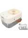 Fan Humidifier, Dual Spray Port Type C 3 Speed Small Desk Humidifier Fan Remote Control ABS and PP for Office