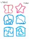 6 Pack Sandwich Cutters and Bread Crust Shape Remover for Kids, Cute Animals Shapes Toast Mould DIY Sandwich Slicer Maker Kit for Children Bento Lunch Box Food Decor