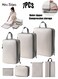 7-piece Set Of Clothing Compression Storage Bag Clothing Folding Storage Box Clothes Shoes Suitcase Travel Bag Beige