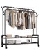 Clothes Rack with Bottom Shelf